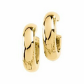 14K Yellow 14.25 mm Hinged Earrings